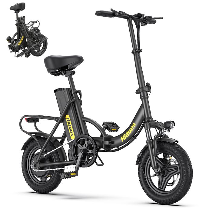 Vélo électrique pliable - HIDOES - HD-C6 - Batterie amovible 36V 104Ah - Moteur 350W - Autonomie 50 km