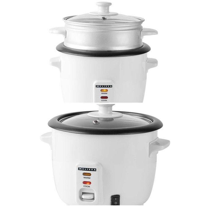 Cuiseur à riz - MELISSA - 06 L - 300 W - Panier vapeur - Cuve antiadhésive amovible