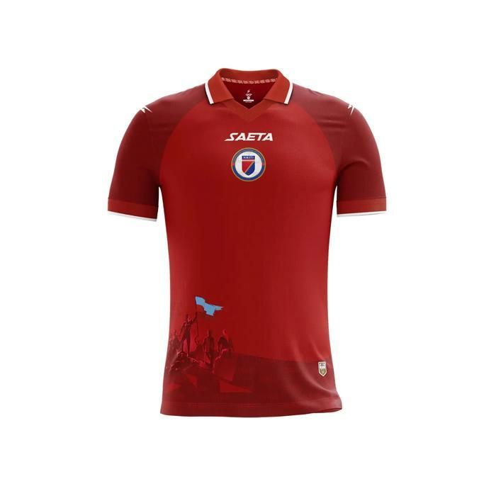 Maillot De Foot Haïti Coupe Du Monde 2026 - Polyester Respirant, Manches Courtes, Col Rond, Unisexe Adulte