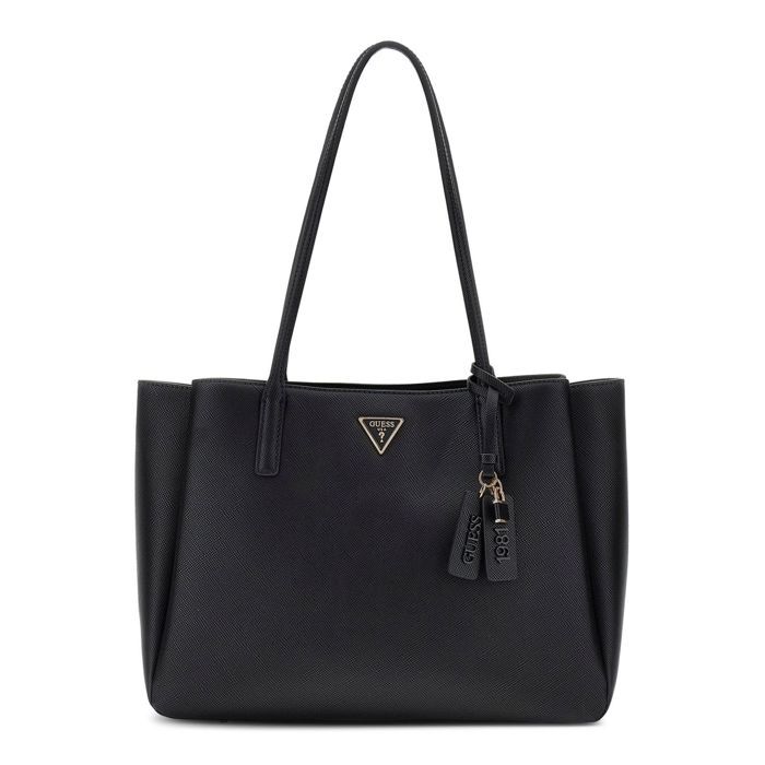 GUESS Sac à épaule noir pour femme - Noelle II Tech Tote 351550