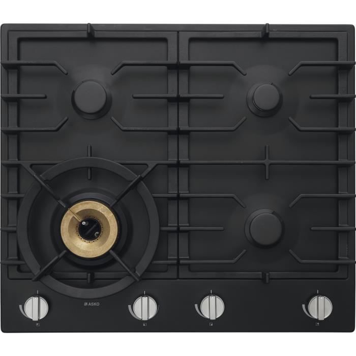 Cuisinière à gaz Asko HG1666AB-S1 - Verre-céramique - Noir - 1000 W - Rond