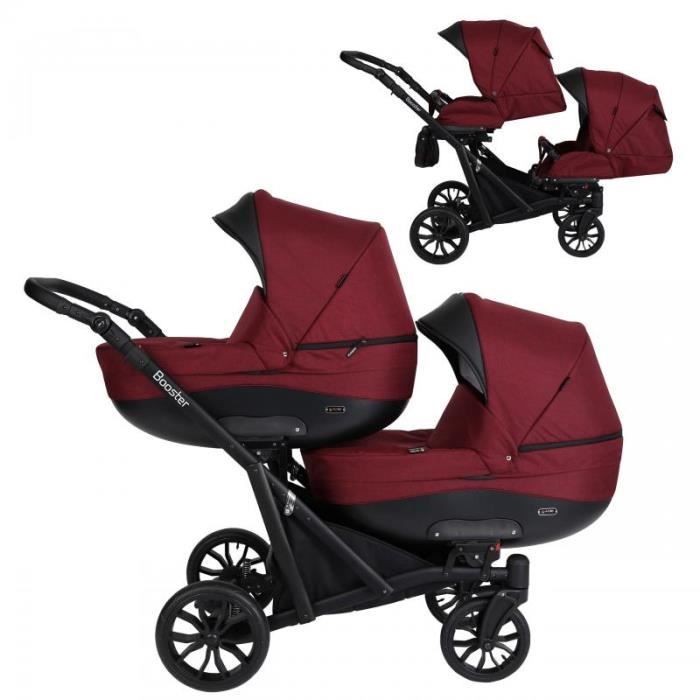 Poussette double 2 en 1 clearance