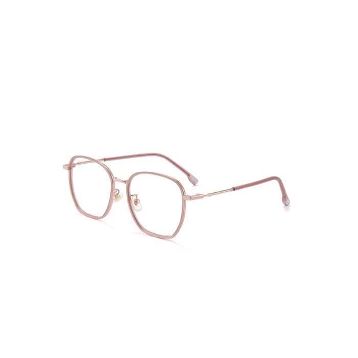 Lunettes lumiere bleue Lunettes visage carr pour femmes