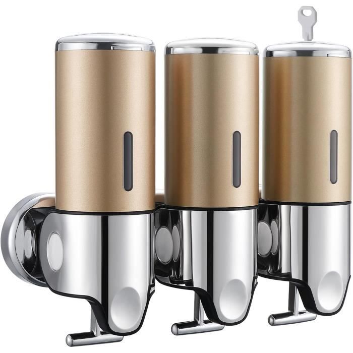 Distributeur De Savon Mural à Pompe Manuelle – Ecolab – Blanc – Pour Lavabos Professionnels