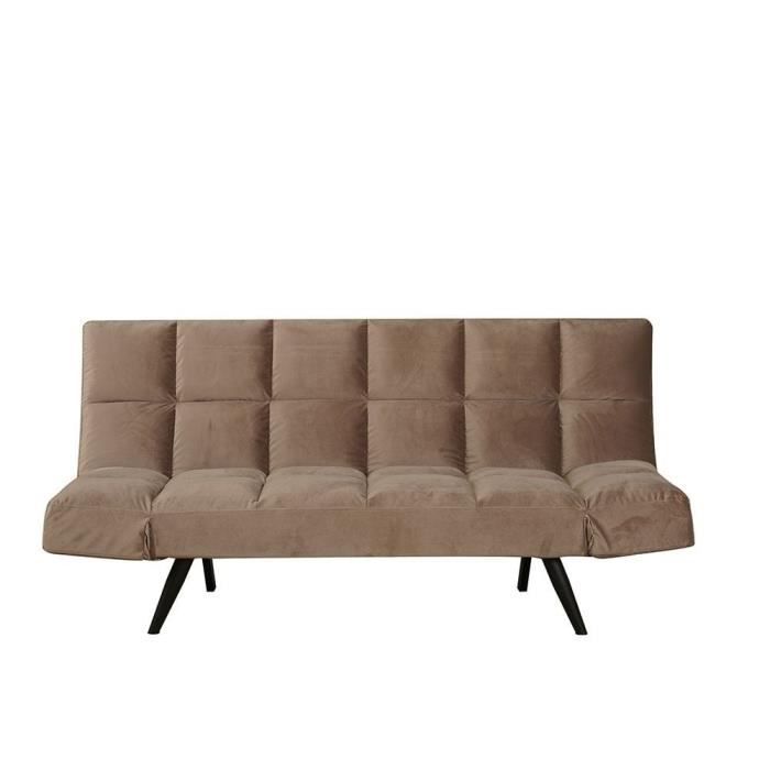 Canapé droit Velours Moderne Confort