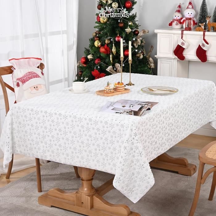 Nappe à Carreaux Bison (Buffalo Plaid) Vacances Noël - 52" X 70" (132 X 178 Cm), Rectangulaire, Tissu, Marque Holiday Time