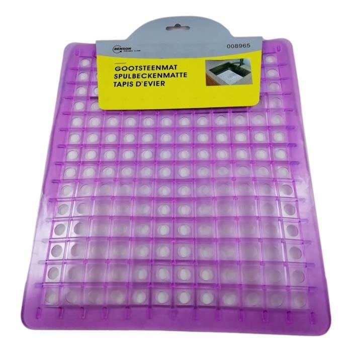 Tapis de Robinet pour évier de Cuisine en Silicone avec Porte-éponge, antidérapant, séchage