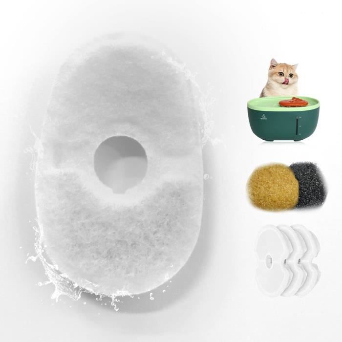 Filtres Charbon Fontaine à Eau Chat WellToBe W25 Pro - Lot De 6