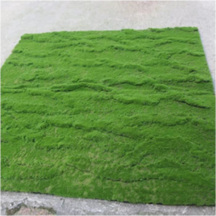 Tapis D'herbe Artificiel Vert Foncé 100x40 Cm - Pour Jardin Miniature, Décoration Intérieure/extérieure, Facile à Entretenir