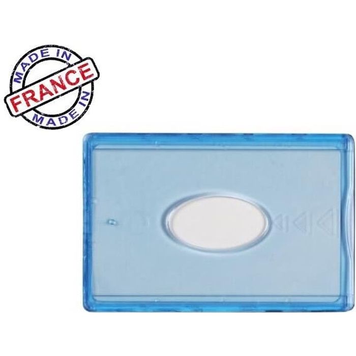 Etui rigide carte bancaire bleu transparent porte CB protège Bleu bleu -  Cdiscount Bagagerie - Maroquinerie