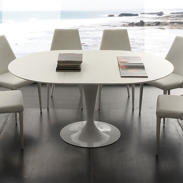 Table à manger blanche CESARIO - Maison