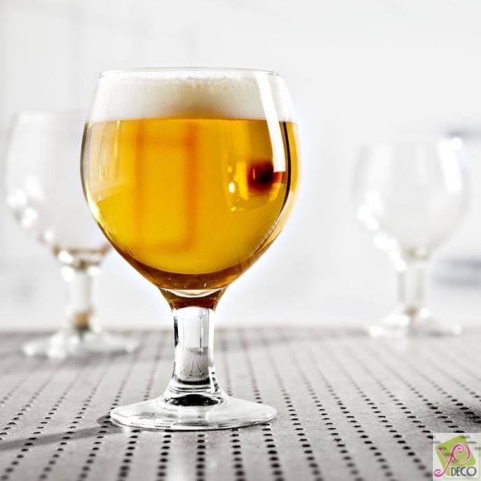 Lot de 6 verres à bière