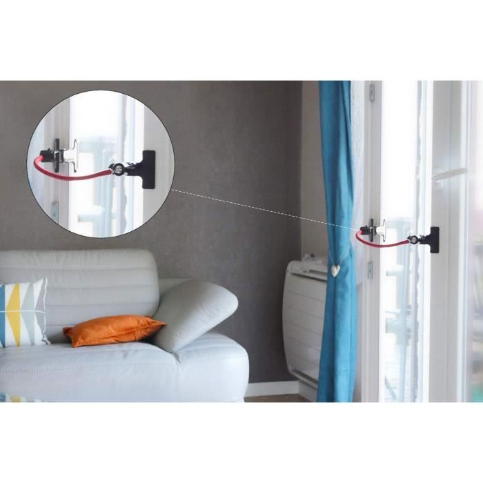 Entrebailleur Sans Percer Reglable Avec Securite Chat Courandair Achat Vente Entrebailleur Courandair Entrebailleur Cdiscount