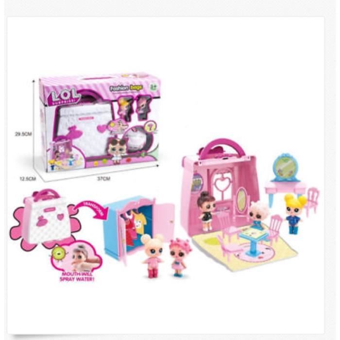 poupee lol valise