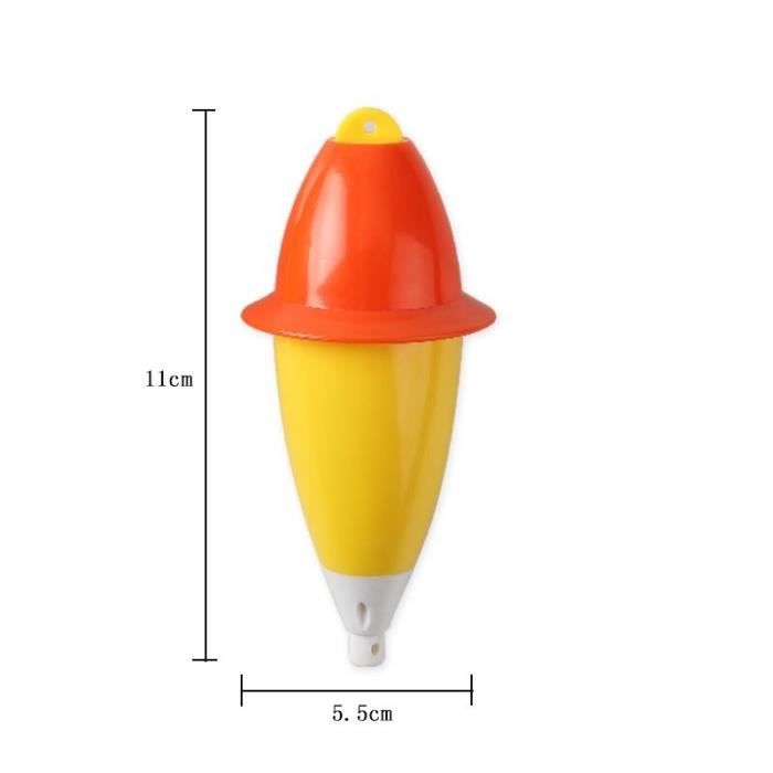 Flotteur De Pêche Automatique Bvizyelck - 2 Bobbers Avec Bâton Lumineux Pour Rivière Et Étang
