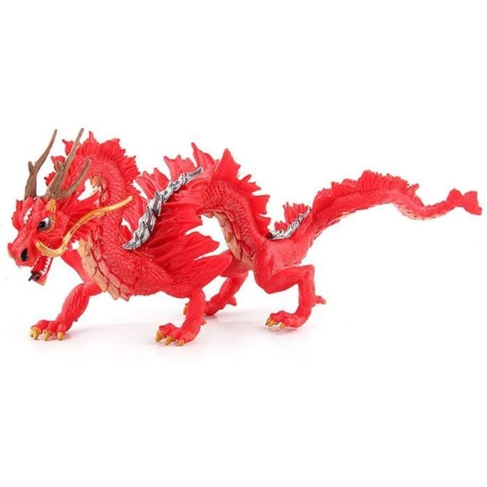 Dragon Figurines Chinois Dragon Jouet Dragon Collection Figurine Decoration Collection Statue Figurines Realiste Jouet Rouge Cdiscount Jeux Jouets