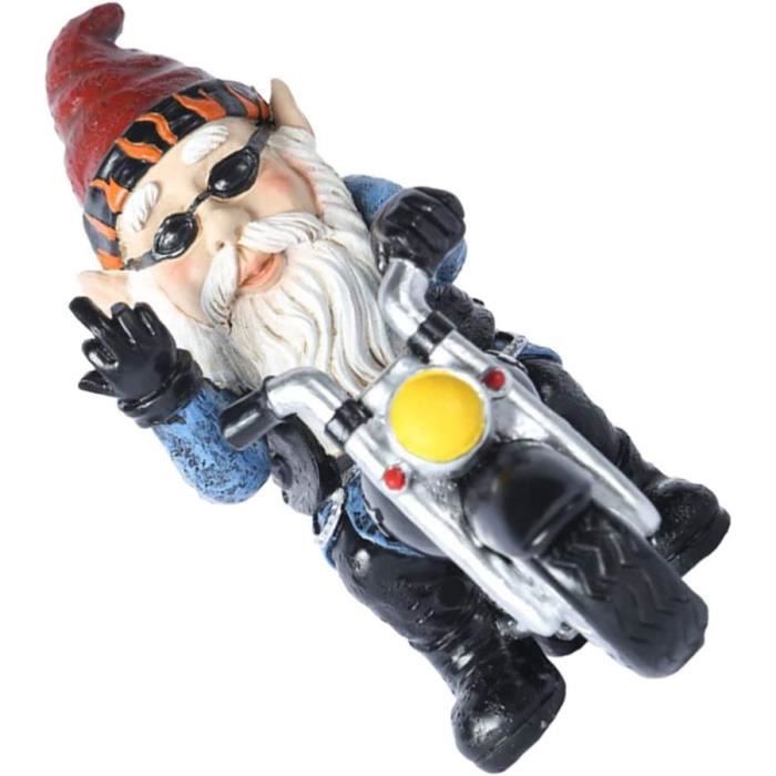 Nain de Jardin Créatif - Statue Extérieur en Résine, Sculpture et Ornements pour Table, Fête, Intérieur ou Extérieur - GNOME Décoratif
