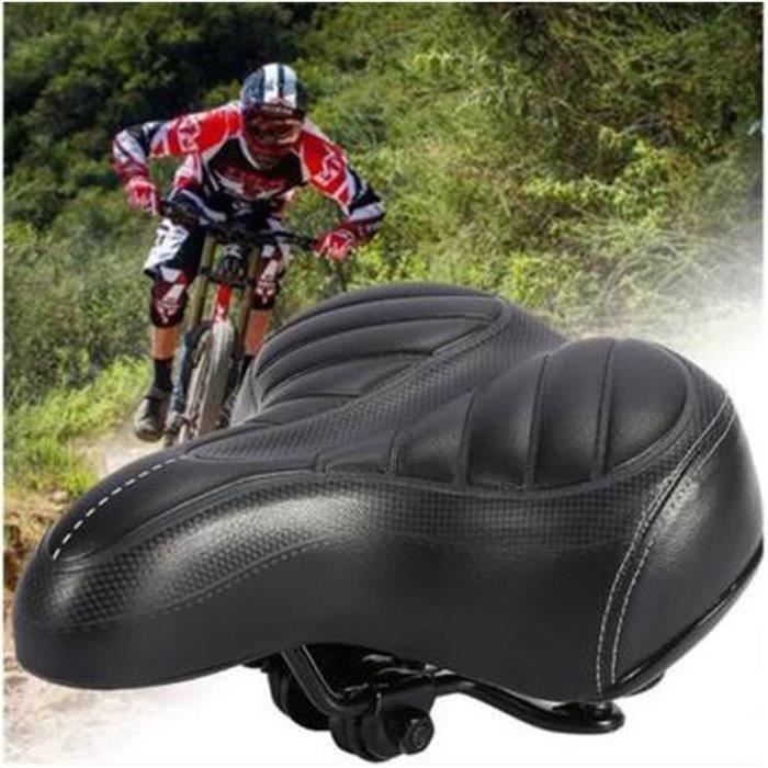 Selle de Vélo Confortable Otouch - Gel de Silice - Ergonomique - Mixte - Noir