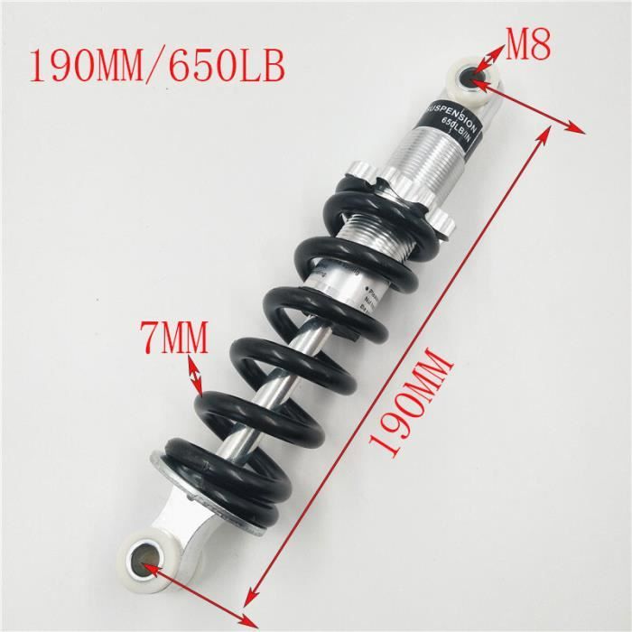 Amortisseur Arrière 125mm 1200LBS Pour Mini Moto, Dirt Bike, ATV 47cc-49cc 2 Temps - Suspension De Rechange