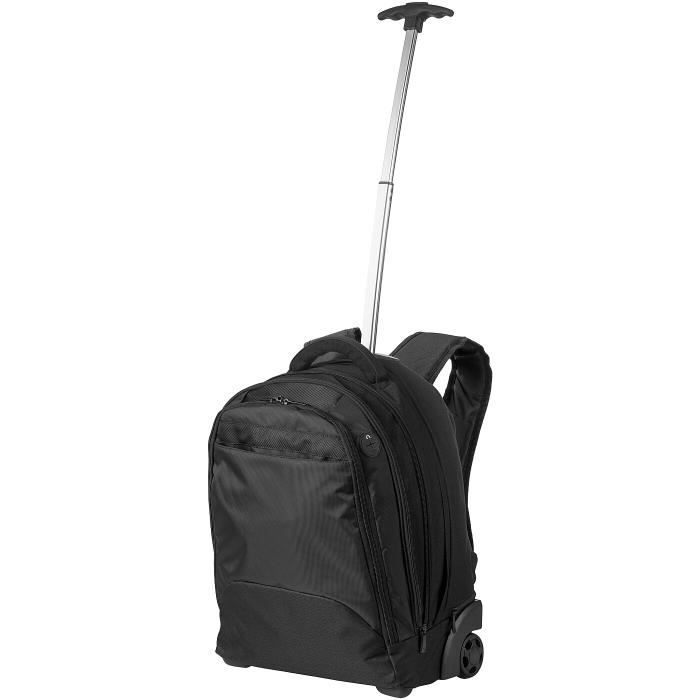 Sac /à dos /à roulettes pour ordinateur portable noir compatible pour ordinateur portable 15,6 pouces Sac /à dos /à roulettes pour ordinateur portable Sac /à dos de voyage /à roulettes r/ésistant /à leau