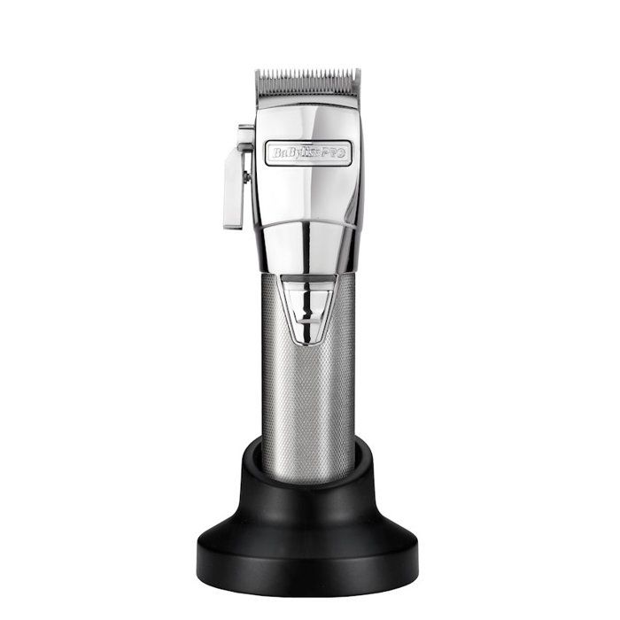 BABYLISS Tondeuse &agrave; cheveux  unisexe en argent sans fil avec 5 Position r&eacute;glable Levier conique 