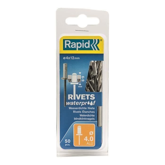 RAPID Rivets étanches 4x12mm en alu (Lot de 3) Cdiscount Bricolage