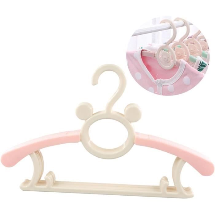 Alipis Lot De 20 Séparateurs Ronds Pour Cintres De Placard Blanc