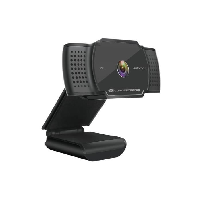 Webcam - Conceptronic - AMDIS 2k - Super HD - Microphone intégré - USB