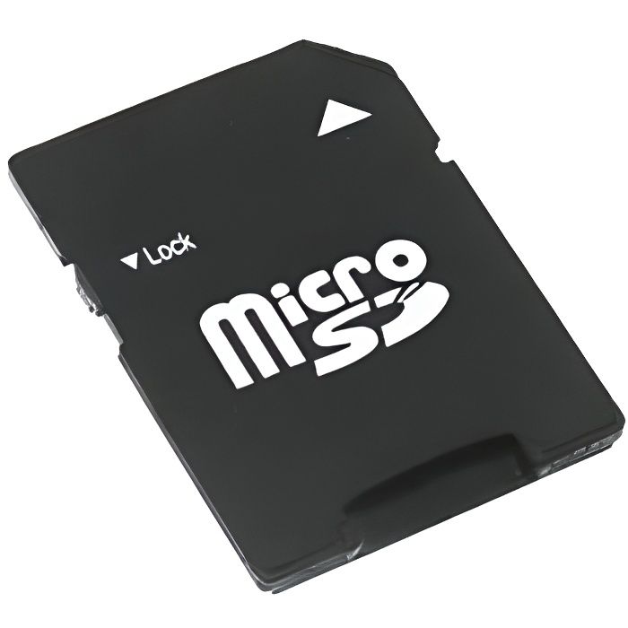Adaptateur carte mémoire micro sd à carte sd - Conforama