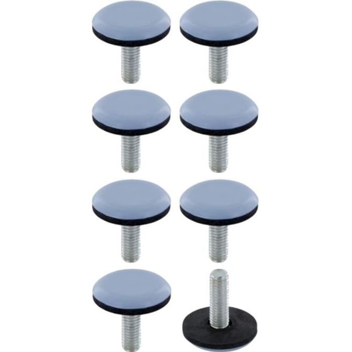 Lot De 4 Patins Métalliques De Nivellement Pour Tapis De Course – Vis M6