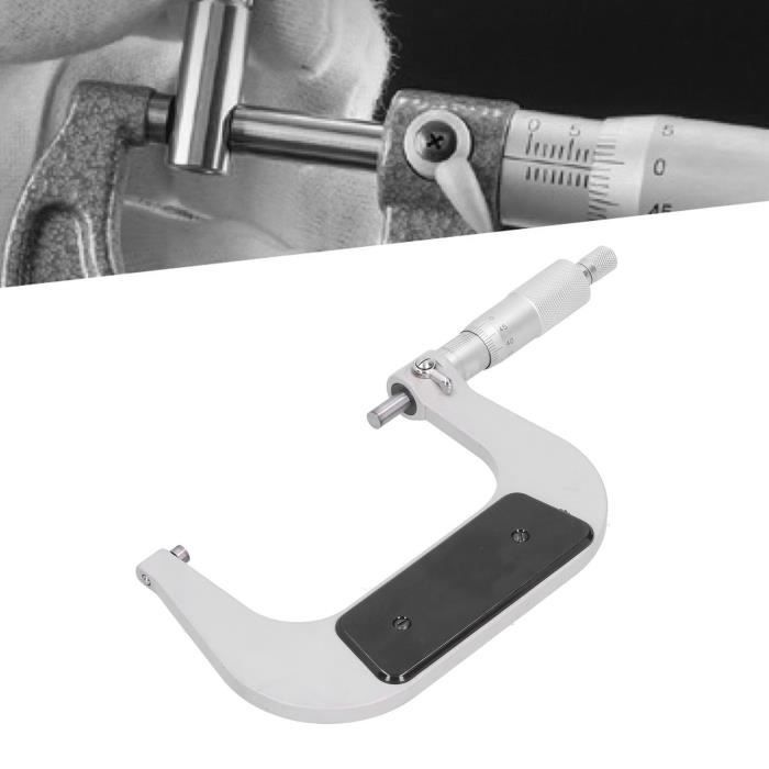 LAN Micromètre À Spirale Micromètre Haute Précision Diamètre Extérieur Calibre Spirale Acier