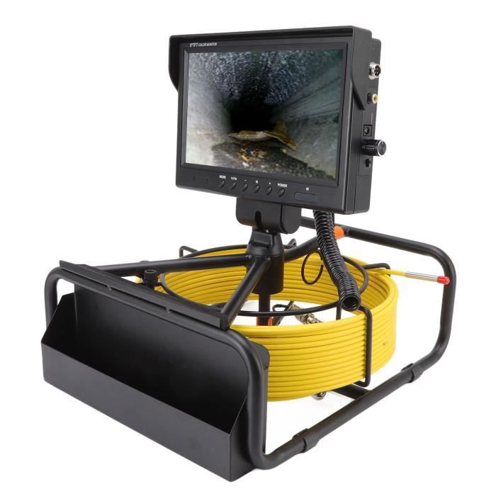 EBTOOLS caméra d'inspection de canalisation étanche 9in True Color LCD