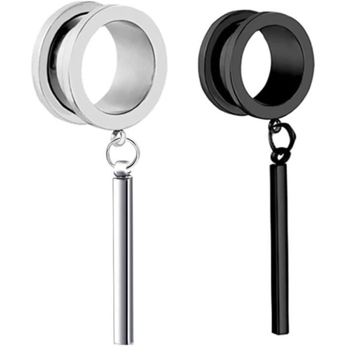 Écarteurs D'oreilles Acrylique 4mm Beydodo - Lot De 2 Tunnels Roses 6g Pour Homme Et Femme