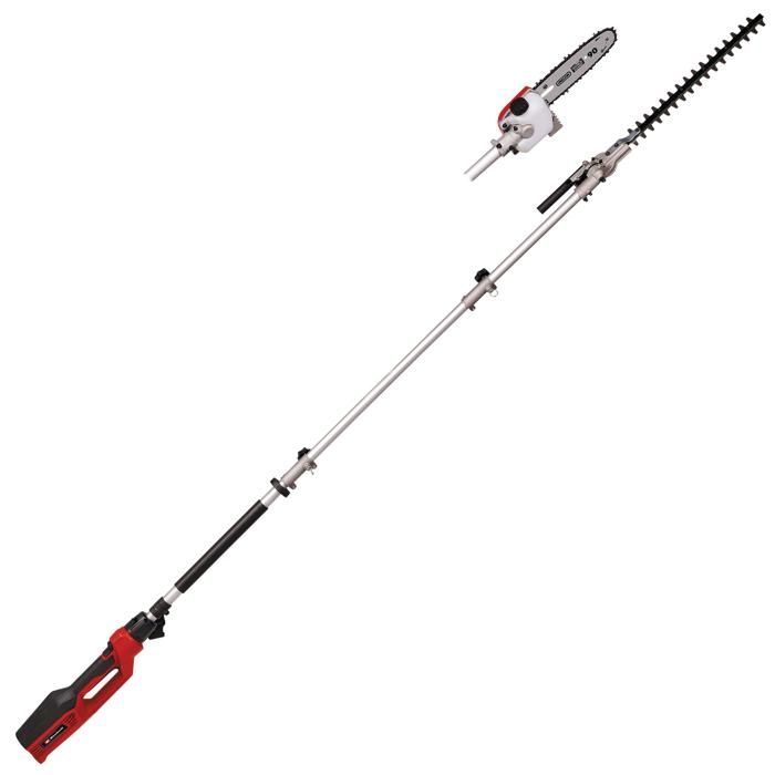 Einhell Taille haies élagueuse télescopique GC HC 902046 T Longueur de Coupe de 41 2 cm pour Le Taille haie et de 18 cm pour ’élagueuse Manche Extensible Jusqu’à 2 60