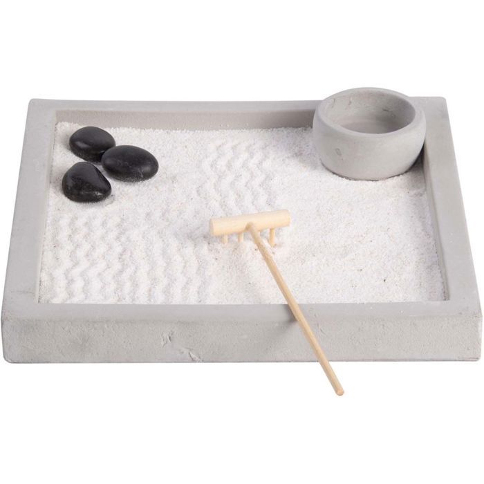 Jardin zen carré 20 x 20 cm