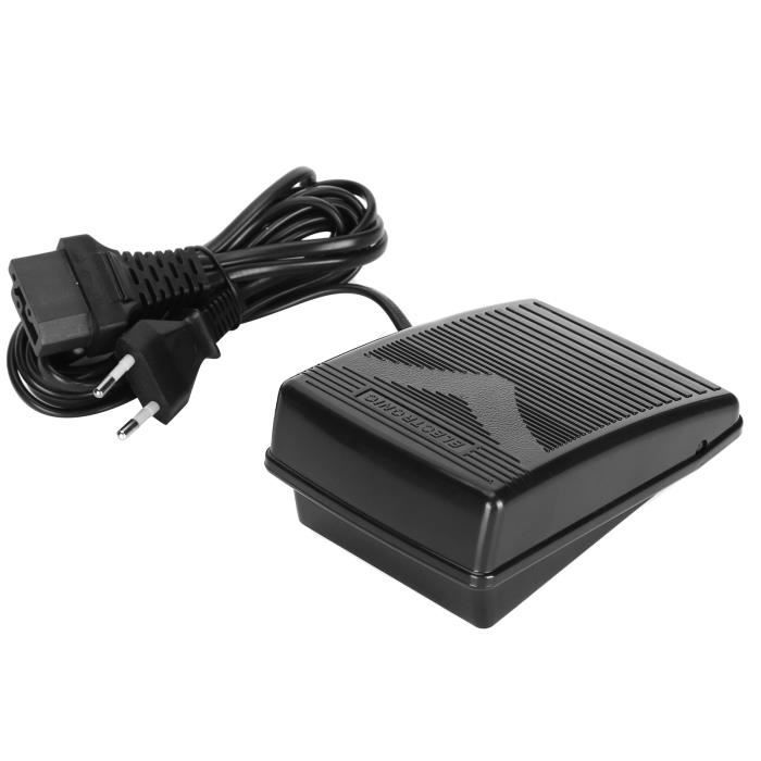 Pédale De Pied, Interrupteur Au Pied De Machine à Coudre, Conception Antidérapante, Pédale De Contrôle De Vitesse Au Pied, Pièces De Machine à Coudre Avec Câble De 153 Cm