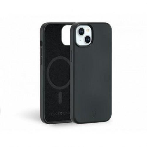 Coque Renforcée Silicone Compatible MagSafe pour iPhone 15 Plus Force Case Noir
