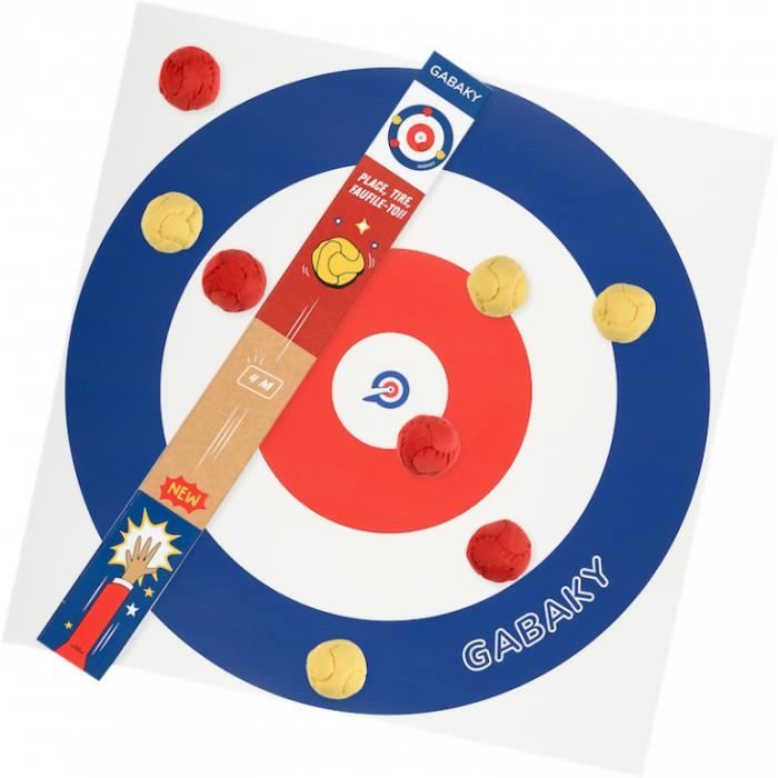Jeu dadresse - GENERIQUE - GABAKY Classique - Léger & transportable - Intérieur/Extérieur - 2-4 joueurs