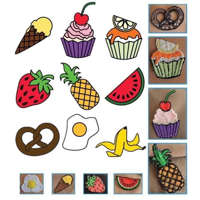 PUSOKEI 20 Feuilles Papier Modèle 3D Réutilisable – 40 Motifs Dessins Animés Pour Stylo 3D Enfants, Double Face Positif/Négatif