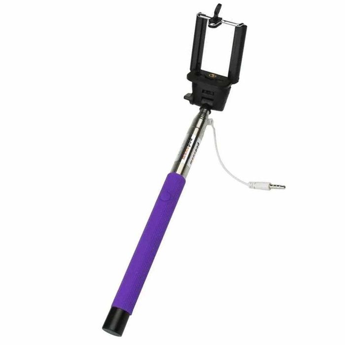 Perche Selfie Télescopique Smartphone Violet