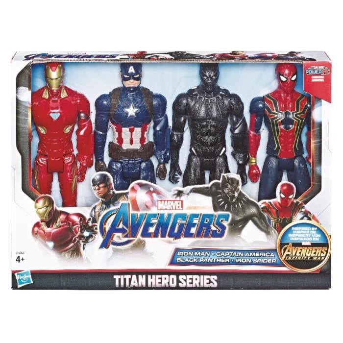 Jouet Figurine Électronique Iron Man Avengers Série Héros Titan Marvel  Captain América Civil War 30 cm