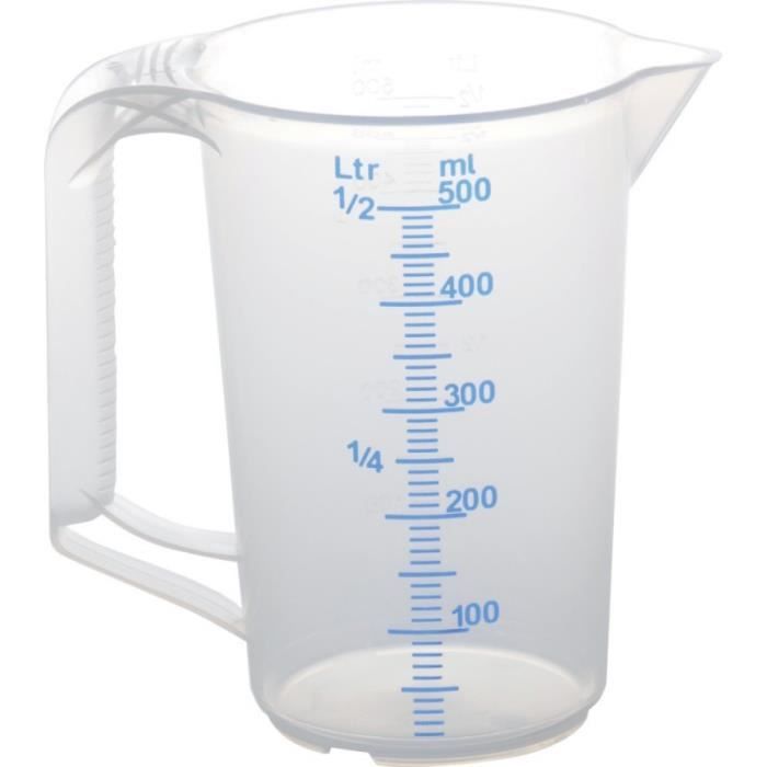 500 Ml En Litre Verre Doseur