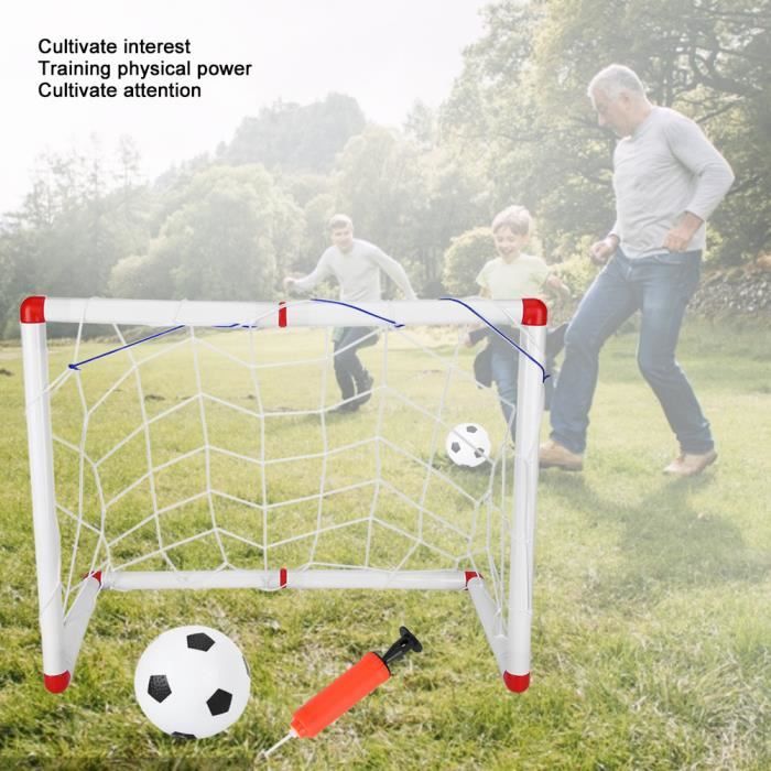 Achda But De Football Pour Enfants – Lot De 2 – Design 2 En 1 Avec Cibles – Pliable – 75x75x120 Cm – Intérieur/extérieur