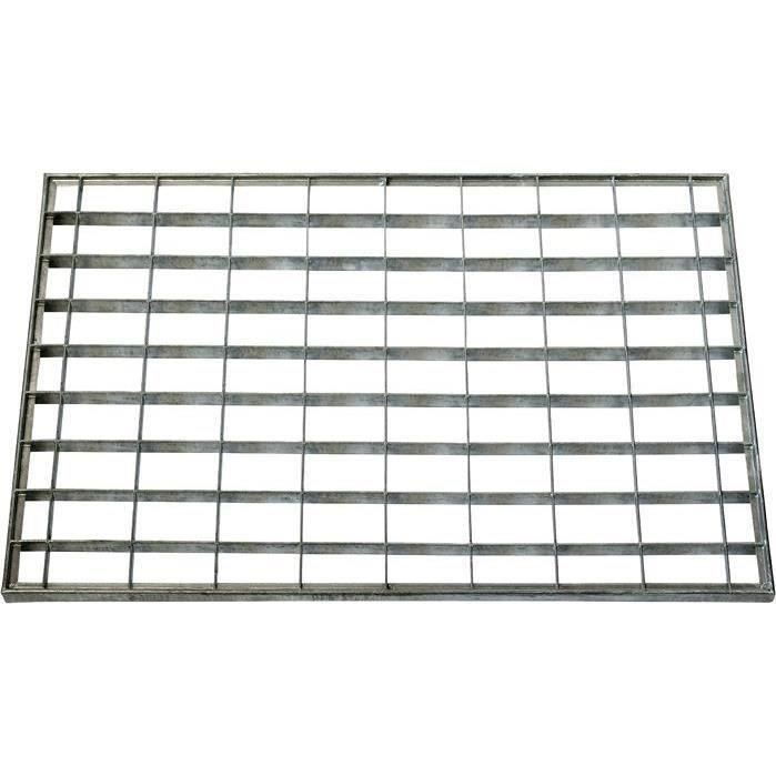 Tapis grattant grille métallique - 40x60 cm