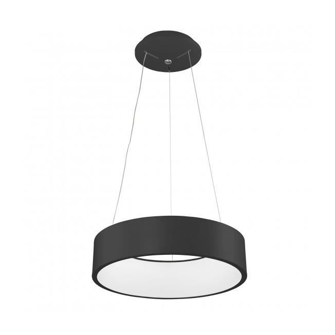 Suspension moderne - ITALUX - Chiara - Noir - 120 cm - LED intégrée - Design contemporain Suspension moderne - ITALUX - Chiara - Noir - 120 cm - LED intégrée - Design contemporain