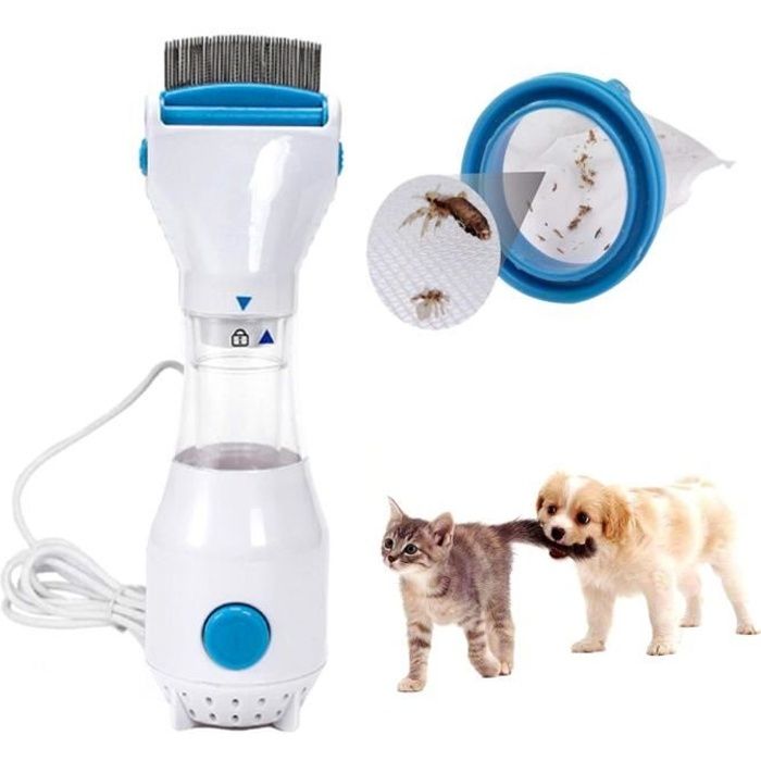 Comparer les prix de Peigne Anti-Puces Électrique,Peigne à puces électrique pour animaux de compagnie, dissolvant de poux électrique