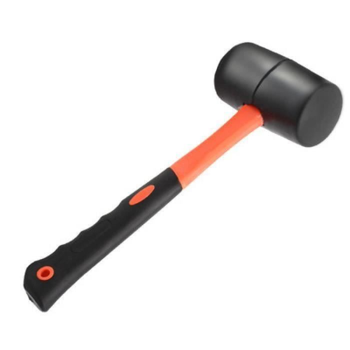 Marteau Caoutchouc QWORK - Maillet Non Marquant Pour Bricolage