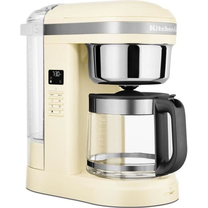 KITCHEN AID 5KCM1209EAC - Cafetière avec bloc d'injection en spirale - 1,7 L - 1100W - 2 boutons - 2