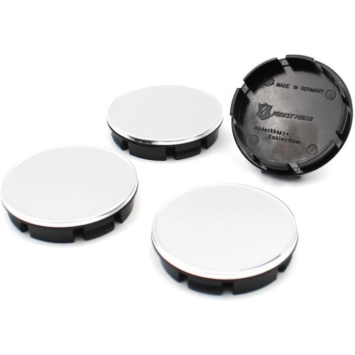 Enjoliveurs Pour Renault Scenic - Lot De 4 Cache-moyeux ABS, Diamètre 15, Plusieurs Coloris (noir, Argent, Rouge/noir...) - 10
