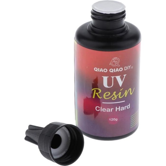 Résine UV - 200g Résine Epoxy UV Transparente pour la Fabrication Bijoux,  DIY Artisanat - Resine Ultraviolette de Type Dur pour le Moulage, Mise en  Forme et Revêtement, Décoration Artisanale : 